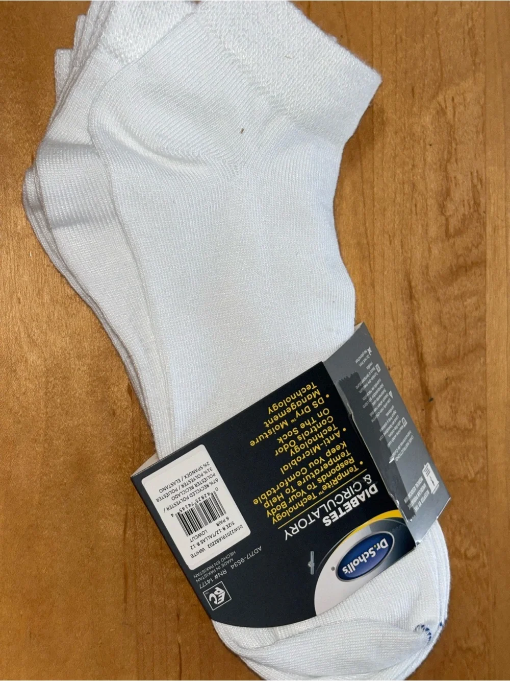 Dr. Scholl's Women's White Low-Cut Comfort Socks - Diabetes & Circulatory